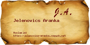 Jelenovics Aranka névjegykártya